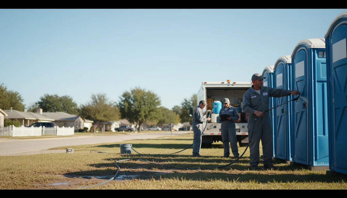 Long-Term Portable Toilet Rental in Hackberry, LA near me